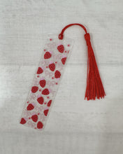 Load image into Gallery viewer, STRAWBERRIES & BOWS handmade bookmark
