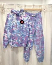 Load image into Gallery viewer, PINK N BLUE tie-dye hoodie