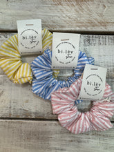 Load image into Gallery viewer, STRIPE & DOT YELLOW Scrunchie