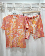 Load image into Gallery viewer, STRAWBERRY CITRUS Black Label tie-dye organic cotton t-shirt