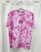 Load image into Gallery viewer, BL LOLLI PINK tie-dye organic cotton t-shirt