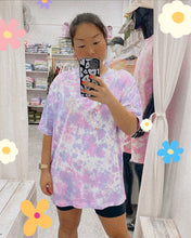 Load image into Gallery viewer, ANGEL PURPLE PINK tie-dye organic cotton t-shirt