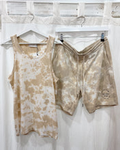 Load image into Gallery viewer, LATTE MACCHIATO tie-dye jogger shorts
