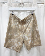 Load image into Gallery viewer, LATTE MACCHIATO tie-dye jogger shorts