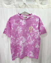 Load image into Gallery viewer, ANGEL BUBBLE PINK tie-dye organic cotton t-shirt