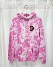 Load image into Gallery viewer, BUBBLE PINK tie-dye hoodie