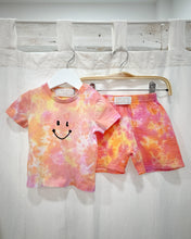 Load image into Gallery viewer, BABY & KIDS STRAWBERRY CITRUS MUSLIN tie-dye shorts