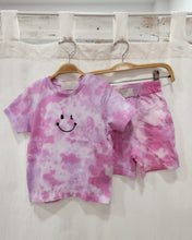 Load image into Gallery viewer, BABY & KIDS PINKY VIOLET tie-dye jogger shorts