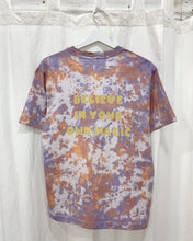 Load image into Gallery viewer, ANGEL LAVANDA PEACH tie-dye organic cotton t-shirt