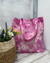 Load image into Gallery viewer, LOLLI PINK tie-dye tote bag
