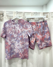 Load image into Gallery viewer, TROPICAL SUNSET tie-dye jogger shorts
