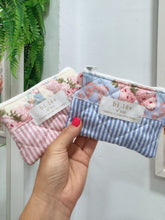 Load image into Gallery viewer, BLUE BOWS & FLOWERS Scrunchie