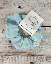 Load image into Gallery viewer, BLUE YELLOW ROSE Scrunchie