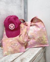 Load image into Gallery viewer, LEMON ROSÈ tie-dye tote bag XL