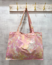 Load image into Gallery viewer, LEMON ROSÈ tie-dye tote bag XL