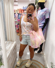 Load image into Gallery viewer, LEMON ROSÈ tie-dye tote bag XL