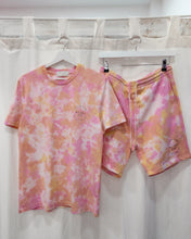 Load image into Gallery viewer, LEMON ROSÈ Black Label tie-dye organic cotton t-shirt