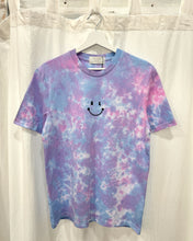 Load image into Gallery viewer, BL PINK N BLUE tie-dye organic cotton t-shirt