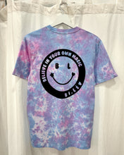 Load image into Gallery viewer, BL PINK N BLUE tie-dye organic cotton t-shirt