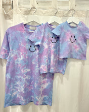 Load image into Gallery viewer, BL PINK N BLUE tie-dye organic cotton t-shirt