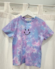 Load image into Gallery viewer, BABY & KIDS BL PINK N BLUE tie-dye organic cotton t-shirt