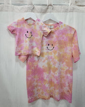 Load image into Gallery viewer, BABY & KIDS BL LEMON ROSÈ tie-dye organic cotton t-shirt