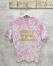 Load image into Gallery viewer, ANGEL PINK ROSE tie-dye organic cotton t-shirt