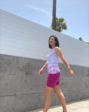 Load image into Gallery viewer, CANDY tie-dye sleeveless t-shirt. Organic cotton.