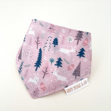 Load image into Gallery viewer, Rabbit in the woods pet bandana. Handmade.