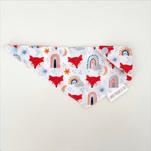 Load image into Gallery viewer, White fox pet bandana. Handmade.