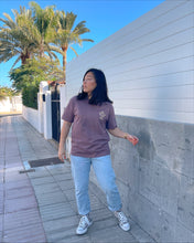 Load image into Gallery viewer, Dusty rose GOTS certified organic cotton basic t-shirt