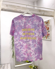 Load image into Gallery viewer, ANGEL PURPLE PINK tie-dye organic cotton t-shirt