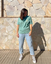 Load image into Gallery viewer, Dusty mint GOTS certified organic cotton basic t-shirt