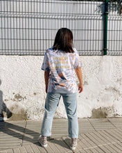 Load image into Gallery viewer, Orange black tie dye organic cotton t-shirt
