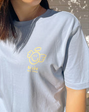Load image into Gallery viewer, Sky blue GOTS certified organic cotton basic t-shirt