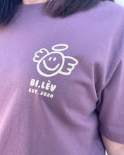 Load image into Gallery viewer, Dusty rose GOTS certified organic cotton basic t-shirt