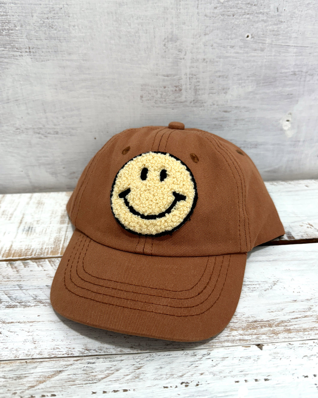 KIDS BROWN SMILE Baseball Cap