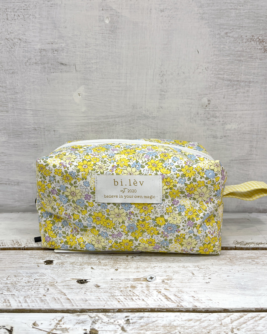 YELLOW GARDEN handmade pouch