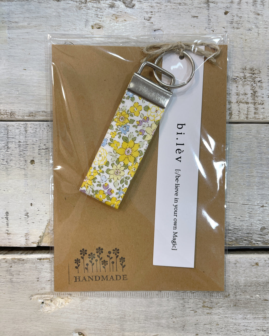 YELLOW GARDEN Key Fob