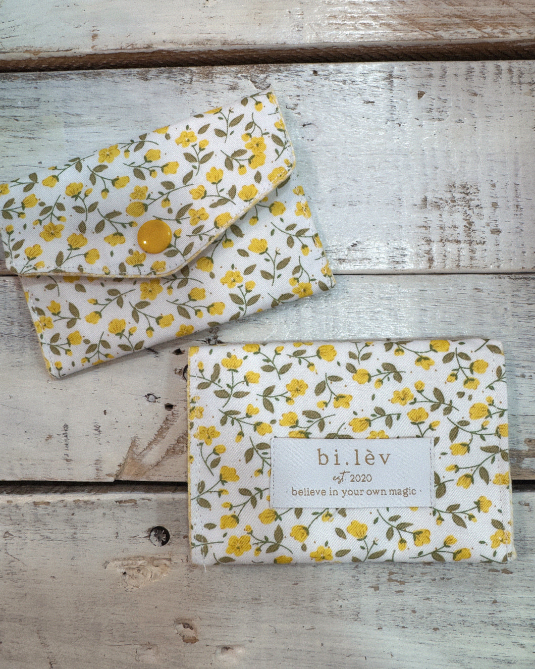 TULIP YELLOW card holder