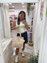 Load image into Gallery viewer, MOCHA CREAM tie-dye tote bag
