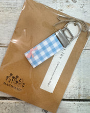 Load image into Gallery viewer, GINGHAM BOW Key Fob
