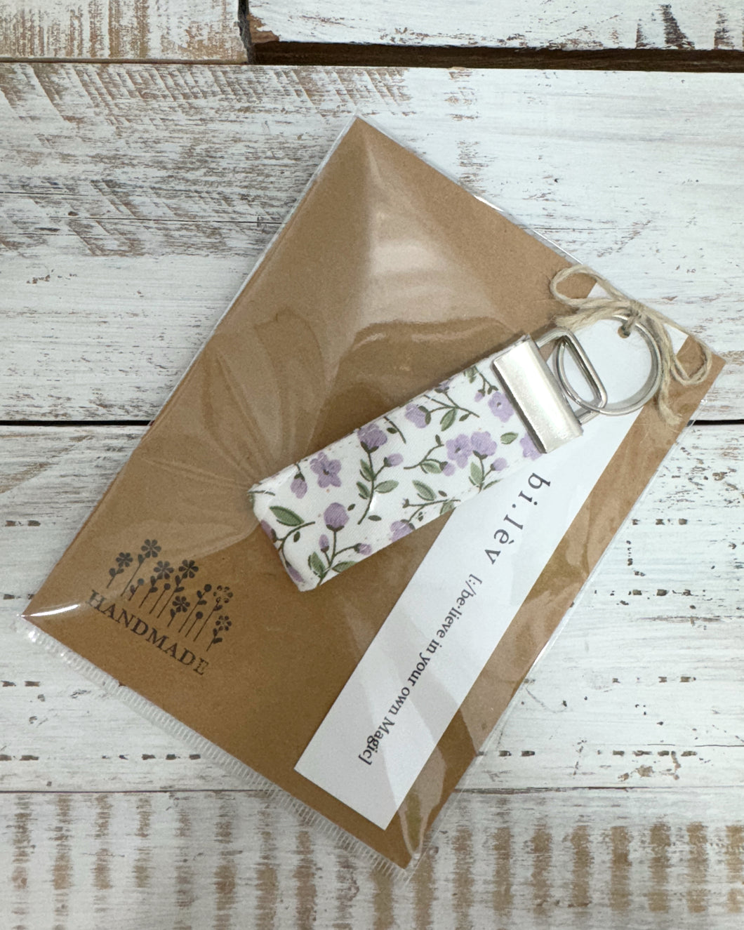 TULIP PURPLE Key Fob