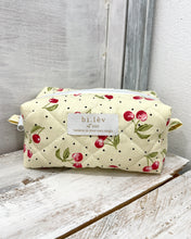 Load image into Gallery viewer, CHERRY YELLOW padded handmade pouch
