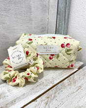 Load image into Gallery viewer, CHERRY YELLOW padded handmade pouch
