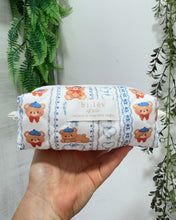 Load image into Gallery viewer, PARISIAN TEDDY BOXY padded handmade pouch
