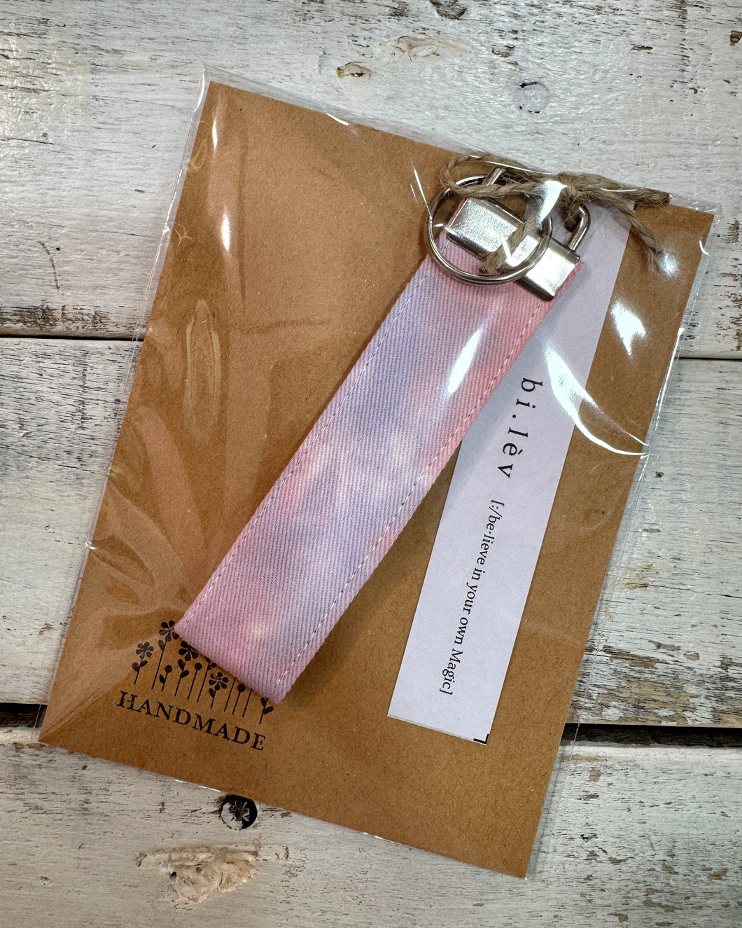 TROPICAL SUNSET tie-dye Key Fob