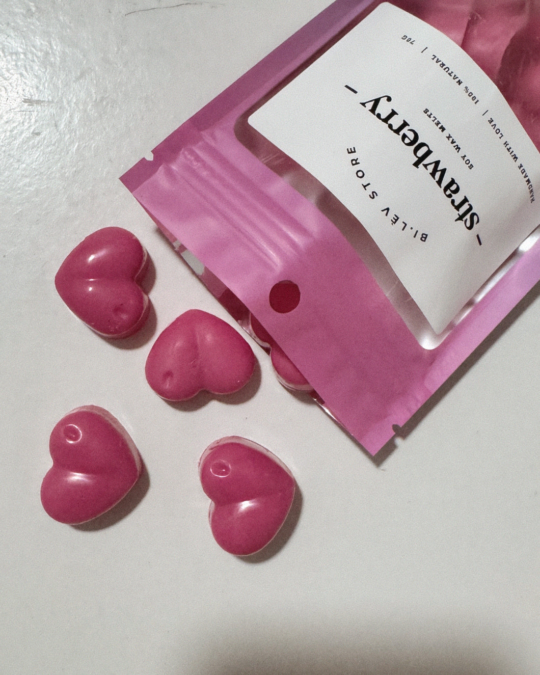 STRAWBERRY Hearts wax melt