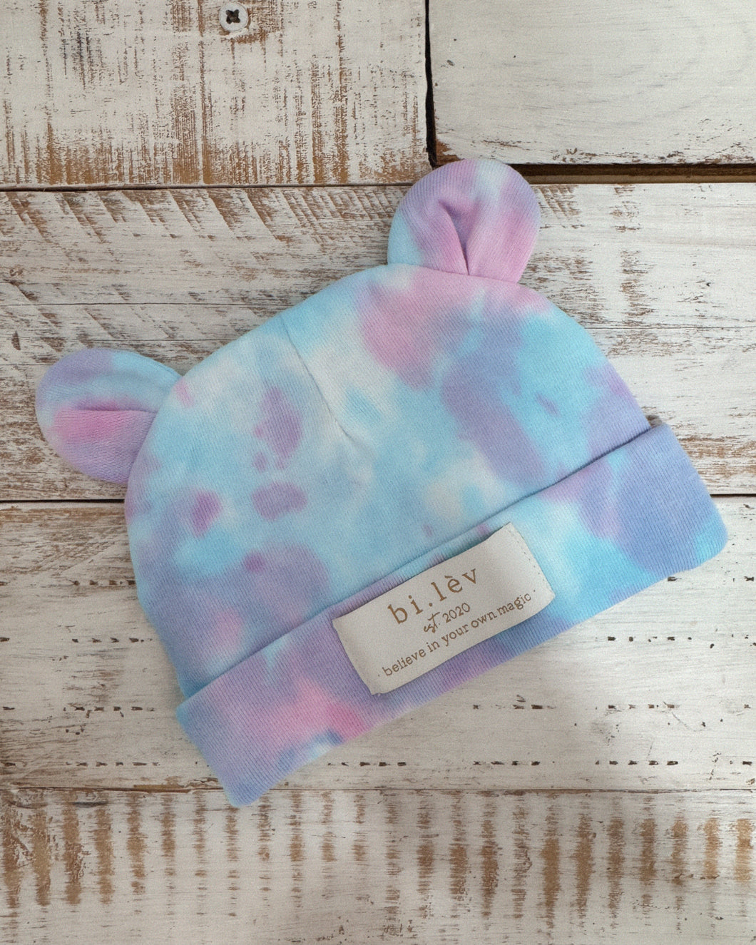 BABY SUGAR CANDY tie-dye Bear Beanie