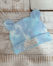 Load image into Gallery viewer, BABY BLUE CRUSH tie-dye Bear Beanie
